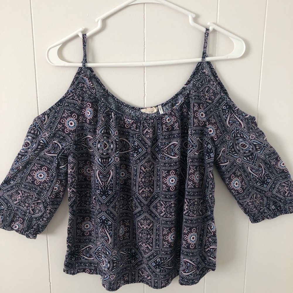 semi off the shoulder top